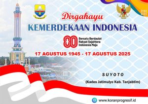 Kades Jatimulyo Kab Tanjabtim mengucapkan HUT RI ke-80