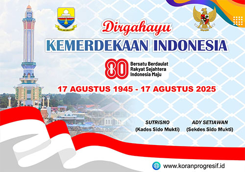 Kades Sido Mukti Kab Tanjabtim mengucapkan HUT RI ke-80 (1)