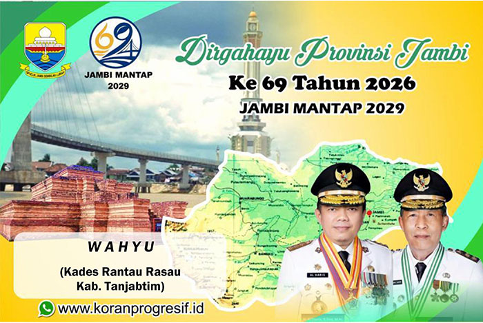 Desa Rantau Rasau Mengucapkan Dirgahayu Provinsi Jambi Ke-69 Tahun 2026