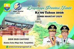 Desa Suka Maju Mengucapkan Dirgahayu Provinsi Jambi Ke-69 Tahun 2026