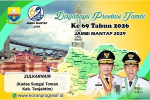 Desa Sungai Toman Mengucapkan Dirgahayu Provinsi Jambi Ke-69 Tahun 2026